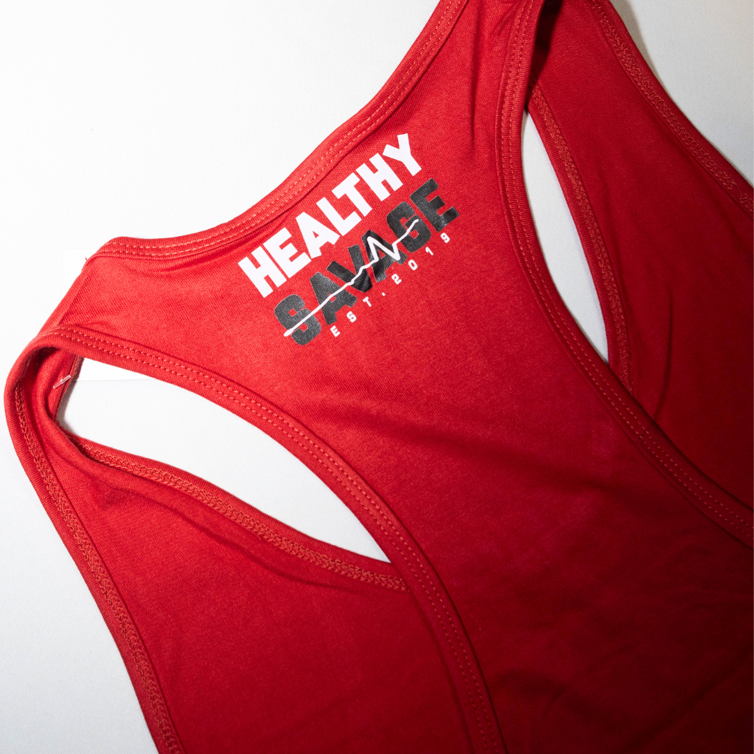 Healthy Savage Savage World Order (S.W.O) Tank - Red