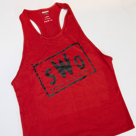 Healthy Savage Savage World Order (S.W.O) Tank - Red